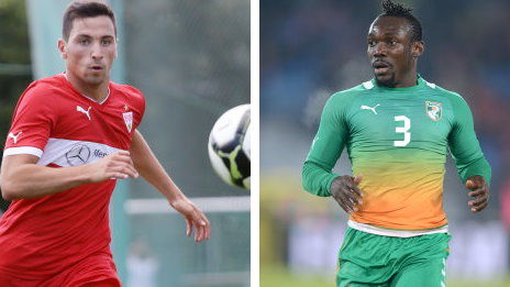 Debüttreffer im DFB-Trikot sowie kurz vor der WM-Qualifikation: Sinan Gümüs und Arthur Boka /?proxy=REDAKTION/Saison/Laenderspiele/2013-2014/Boka_Guemues_464x261.jpg