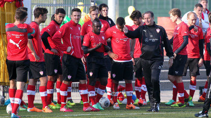 Huub Stevens Debuettraining