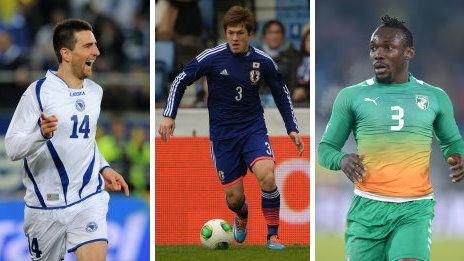 Vedad Ibisevic, Gotoku Sakai, Arthur Boka: diese drei VfB Profis haben sich mit ihren Nationalmannschaften für die WM-Endrunde 2014 in Brasilien qualifiziert. /?proxy=REDAKTION/News/2013-2014/WM_Auslosung_Ibisevic_Sakai_Boka_464x261.jpg