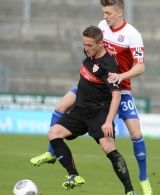 Manuel Janzer im Zweikampf. /?proxy=REDAKTION/Saison/VfB_II/2013-2014/Unterhaching_VfBII_255.jpg