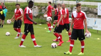 Ankunftstag VfB II Trainingslager Juni 2015