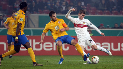 Pokal Achtelfinale VfB - Eintracht Braunschweig