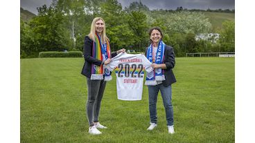 Teammanagerin Lisa Lang und Abteilungsleiterin Oriana D'Aleo