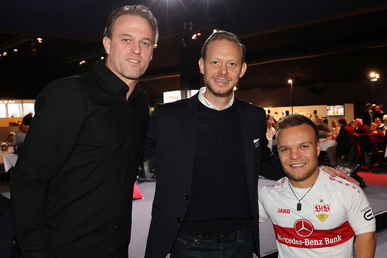 Timo Hildebrand, Rouven Kasper und Niko Kappel. (Foto: Wolfgang List)