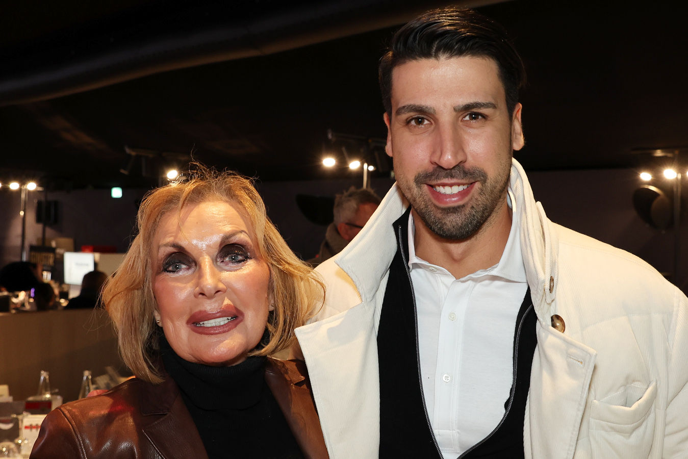 Margit Mayer-Vorfelder und Sami Khedira. (Foto: Wolfgang List)