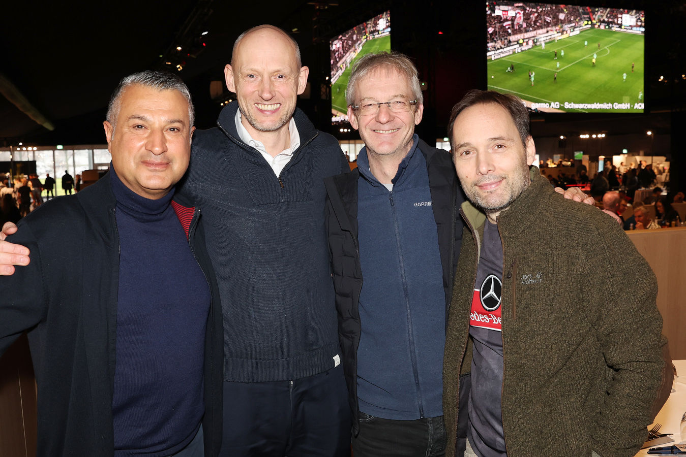 Murat Altuntas, Christian Riethmüller, Prof. Dr. med. Torsten Schröder und Prof. Dr. med. Serdar Deger. (Foto: Wolfgang List)