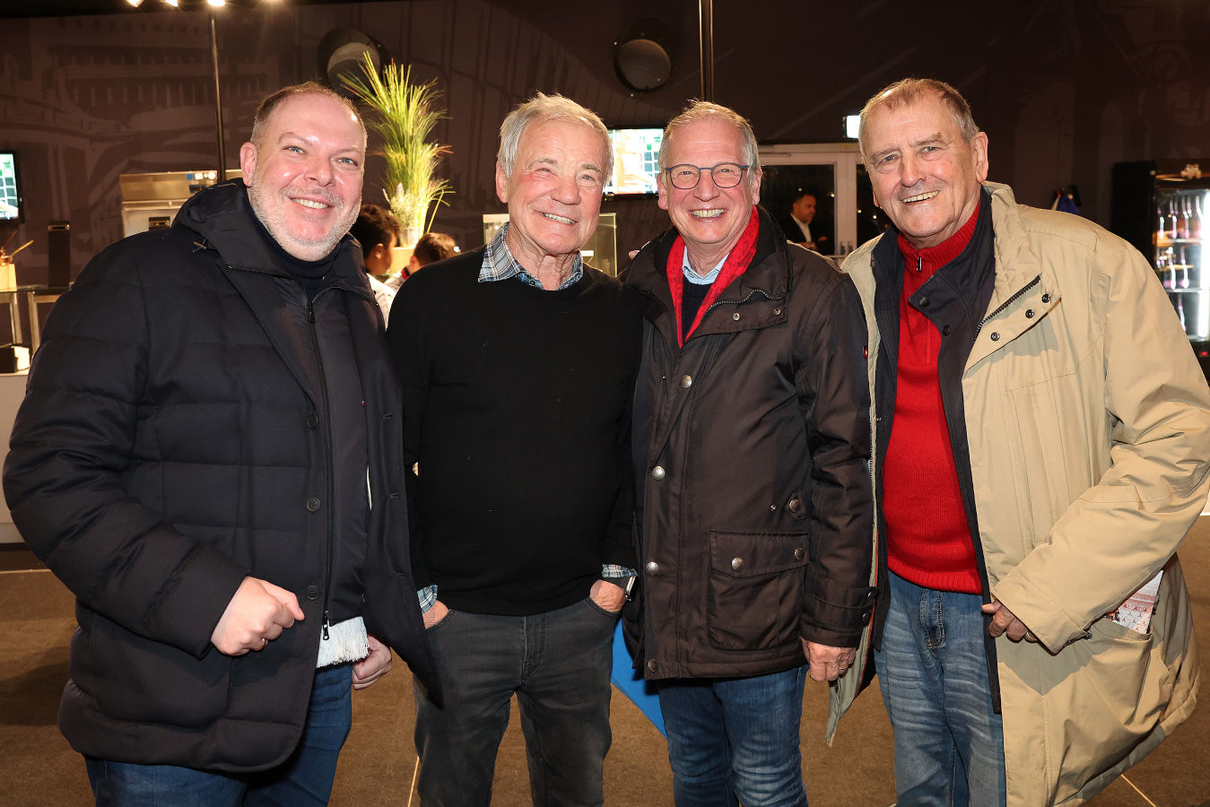 Claudius Laub, Uli Endress, Rainer Reichhold und Peter Kappes. (Foto: Wolfgang List)