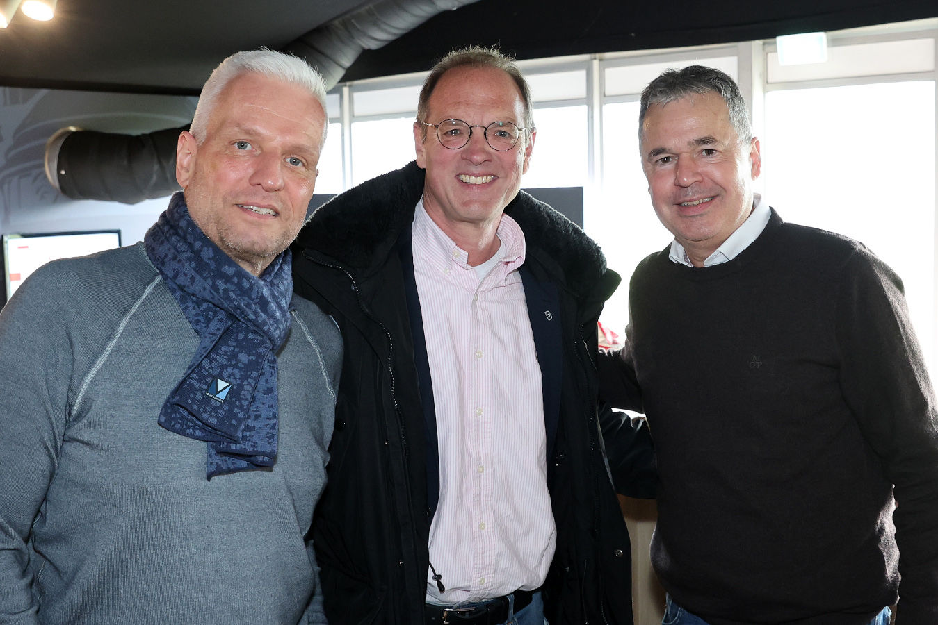 Ralf Flossdorf, Dr. Thomas Ignatzi und Andreas Rettig. (Foto: Wolfgang List)