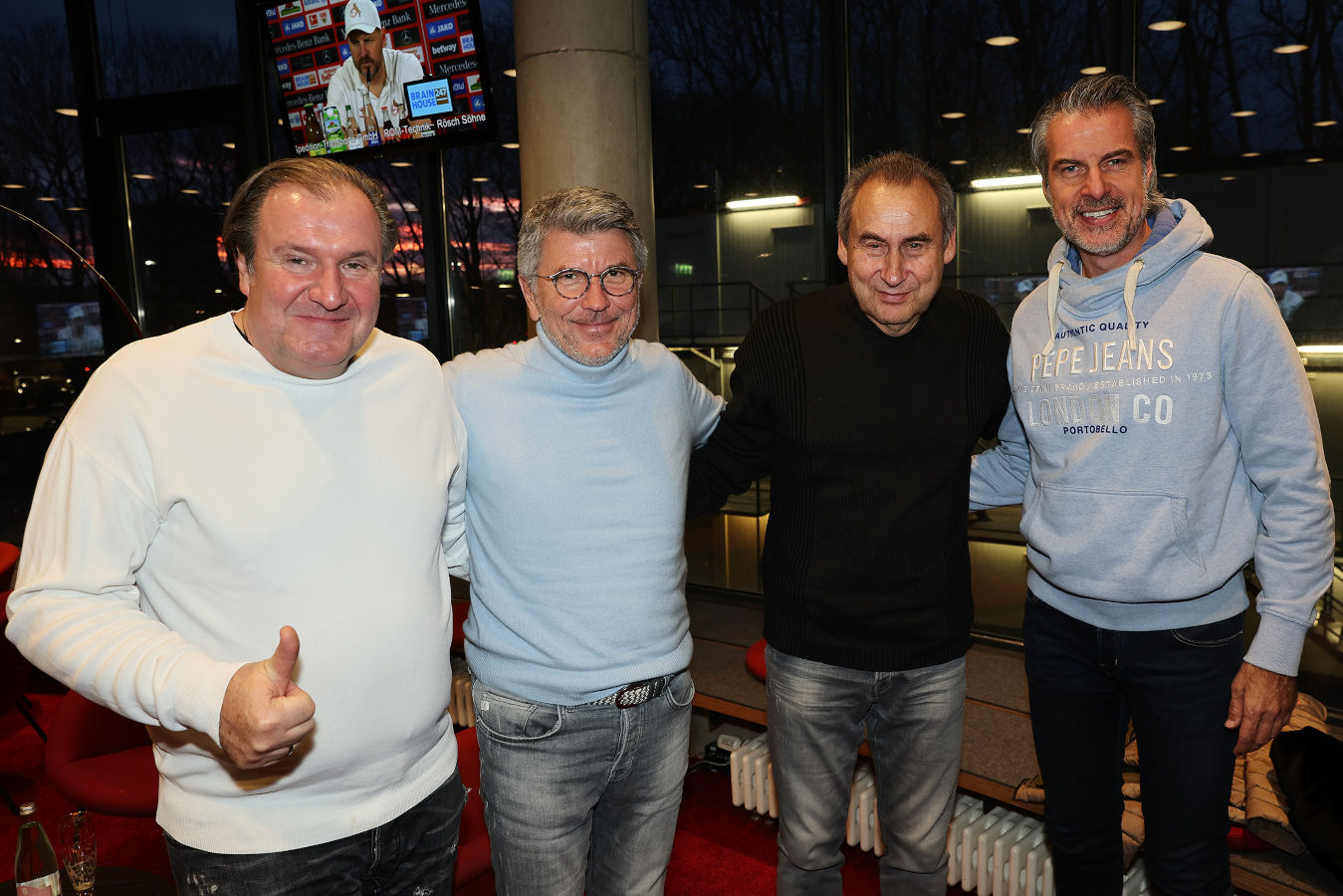 Peter Böhringer, Manfred Boschatzke, Dr. Markus Faulhaber und Bernd Lienemann. (Foto: Wolfgang List)