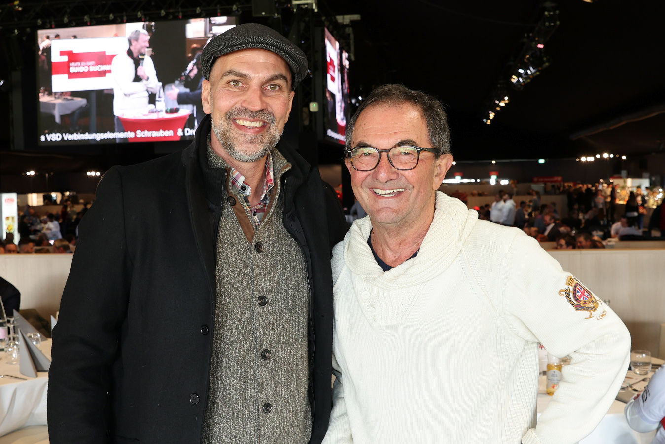 Markus Babbel und Erwin Staudt. (Foto: Wolfgang List)