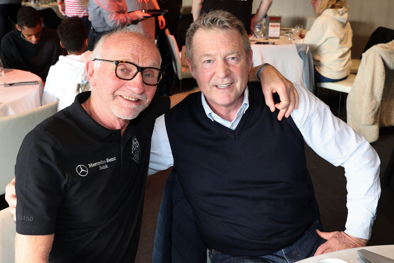 Werner Gass und Karlheinz Förster. (Foto: Wolfgang List)