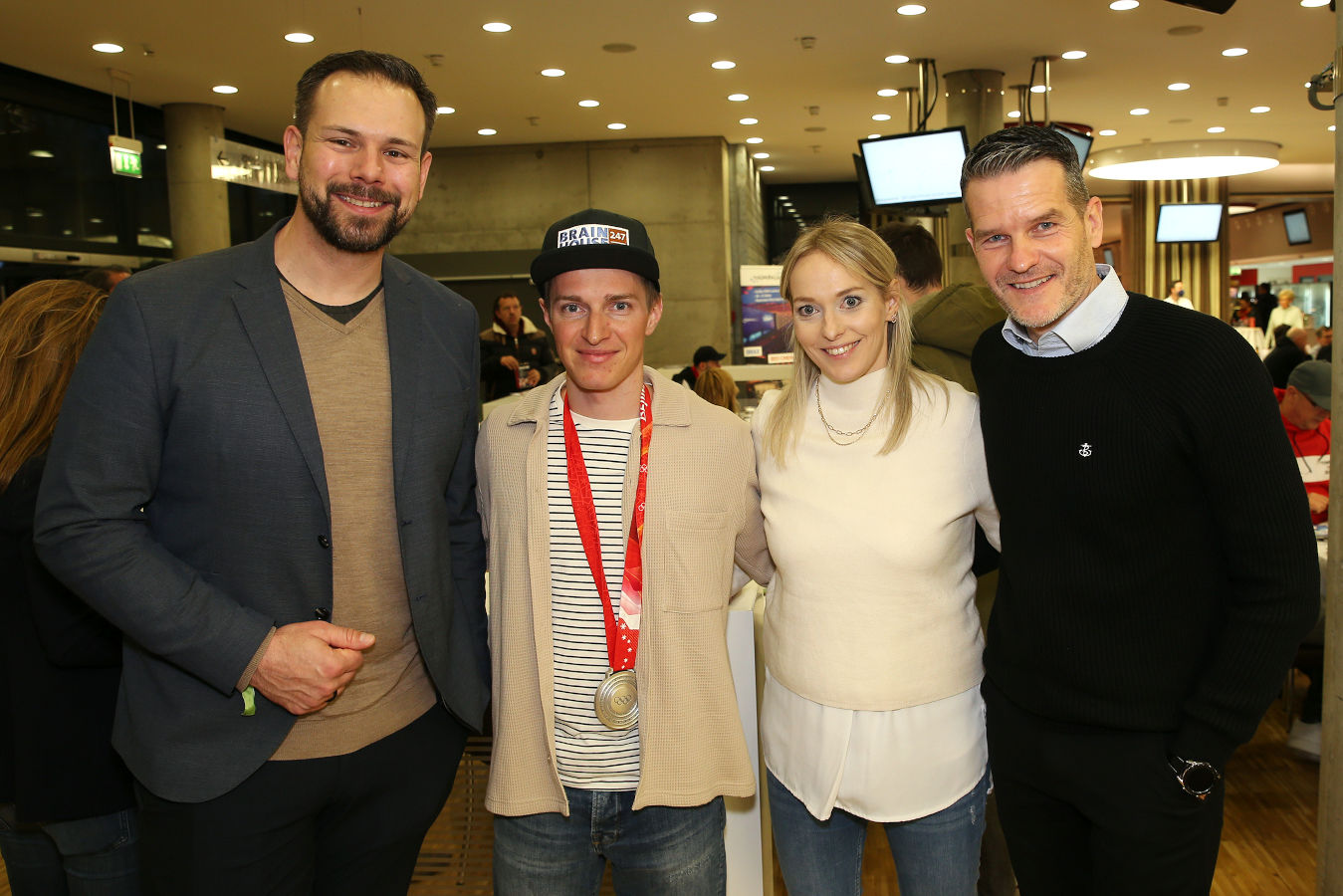 Sven Hahn, Manuel Faißt, Melanie Störzer und Jens Zimmermann. (Foto: Wolfgang List)