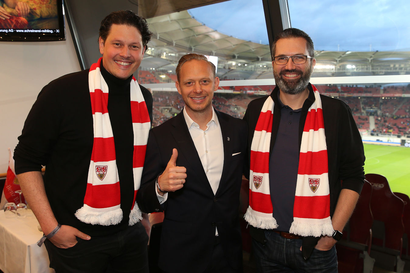 Dr. Ulli Spankowski (BISON), Rouven Kasper und Andreas Oettel. (Foto: Wolfgang List)