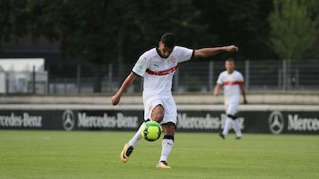 Azad Toptik traf zum 2:0 gegen den KSC