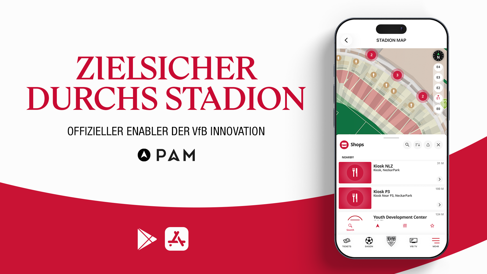 Zielsicher durch die MHP Arena