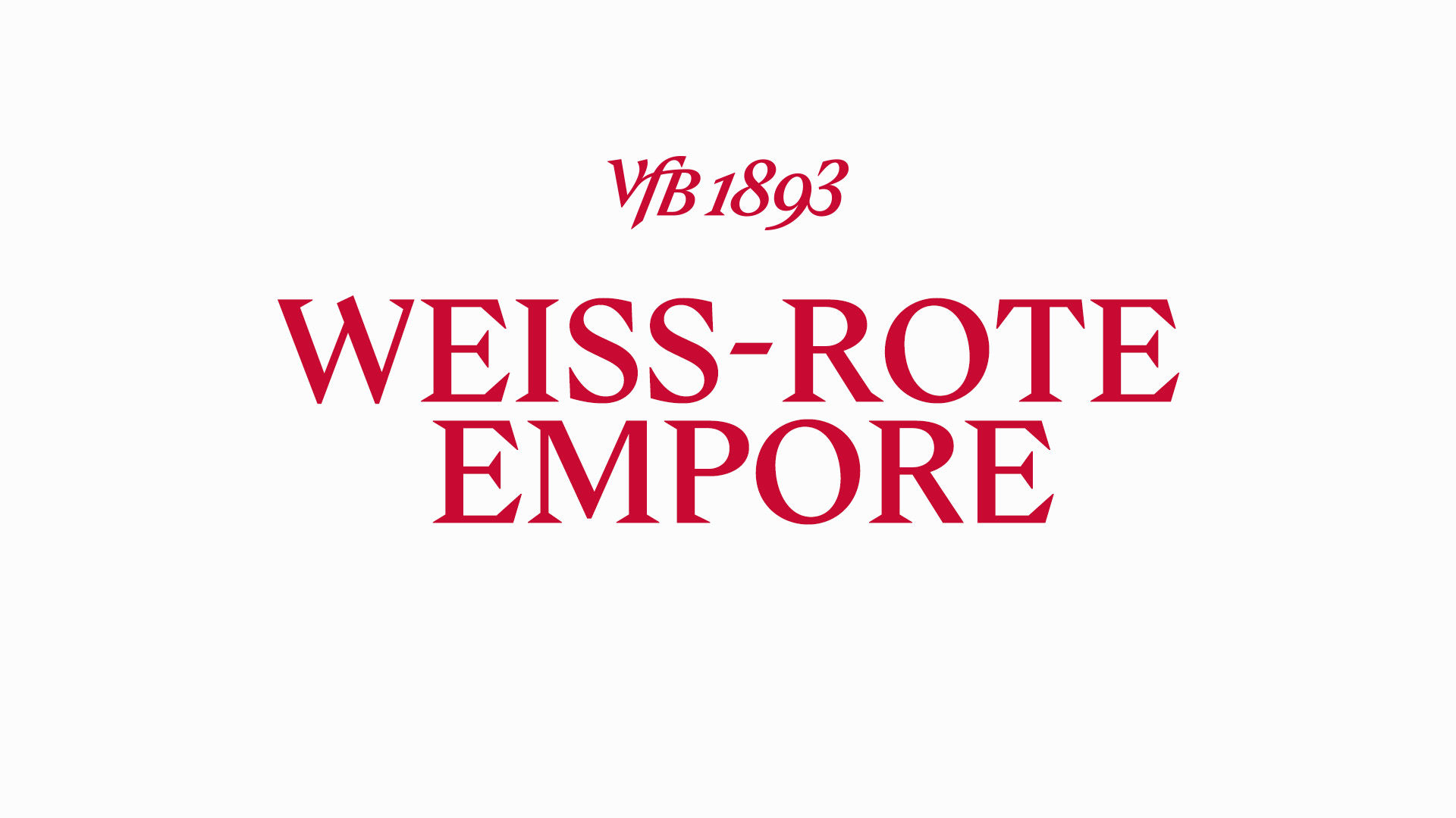 Feiern auf der weiß-roten Empore