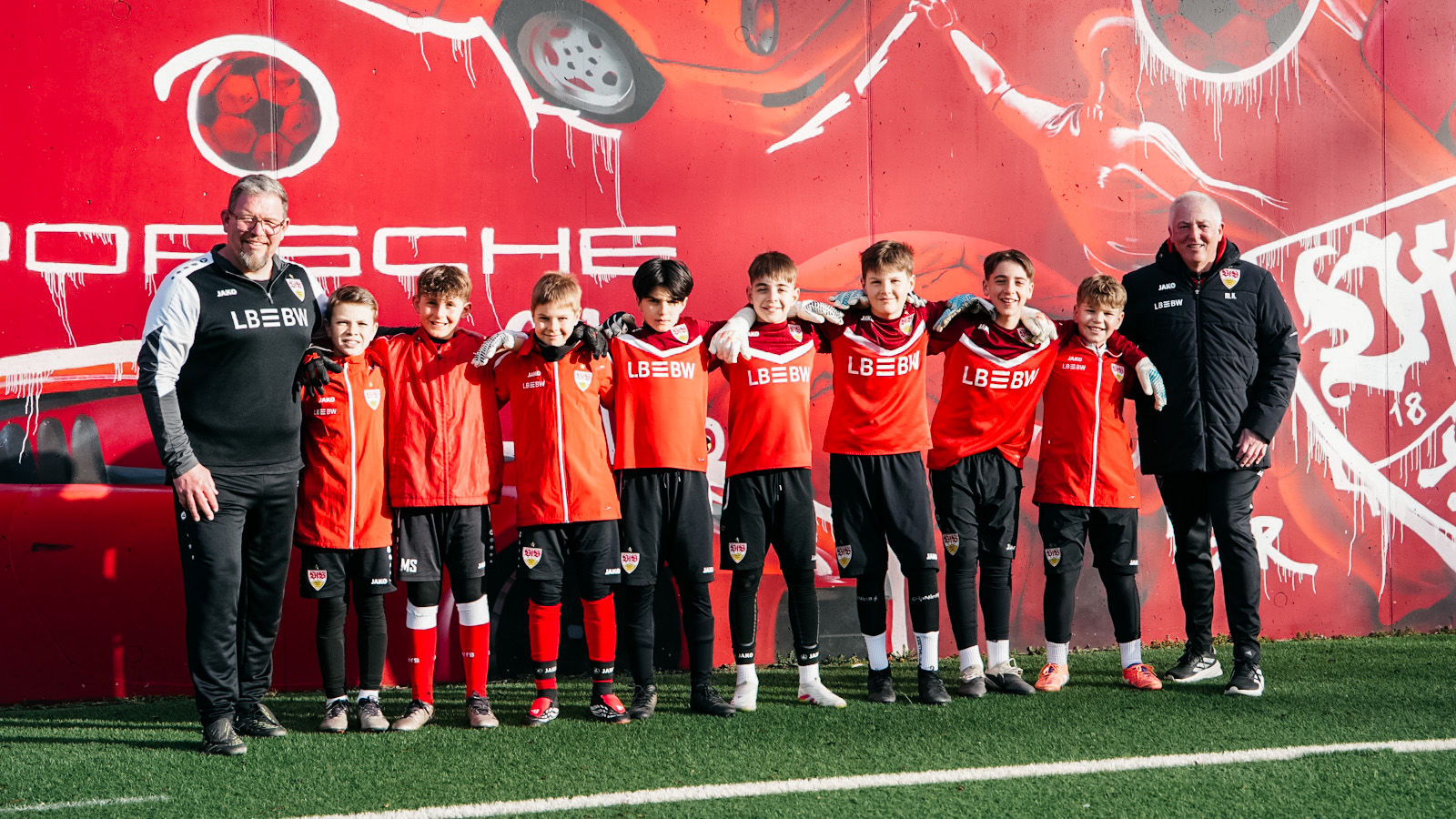 Das Talent im Handschuh, den Adler auf der Brust