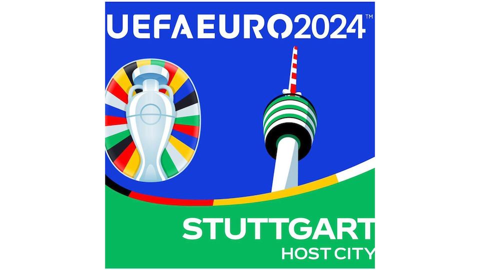 VfB Stuttgart GastgeberLogo zur EURO 2024