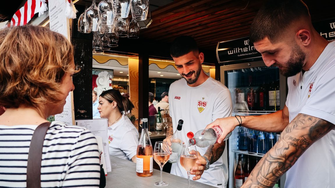 VfB auf dem Stuttgarter Weindorf