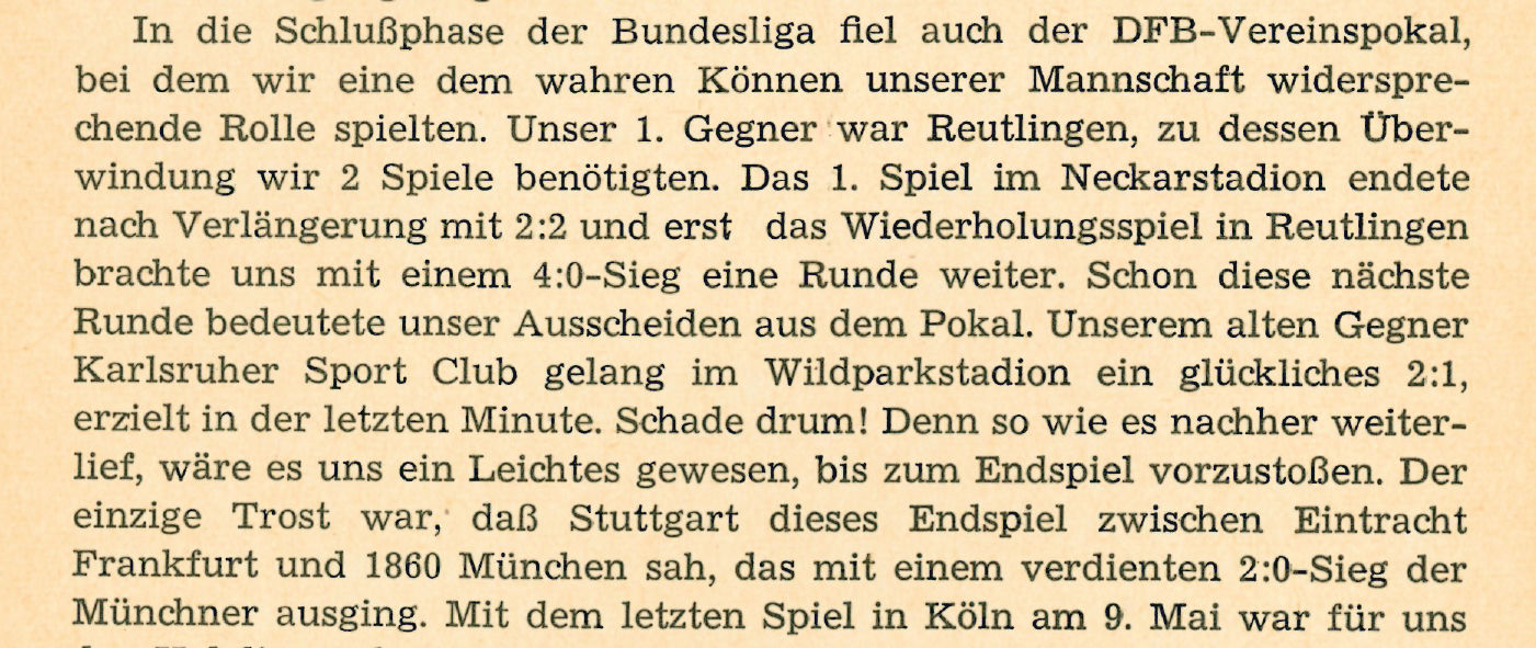 2.5.1964 (2. Hauptrunde) Karlsruher SC - VfB Stuttgart 2:1 (1:1)