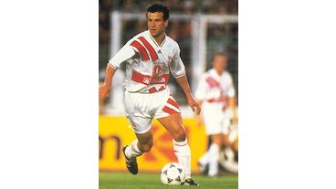 Siegtorschütze gegen Ulm: Carlos Dunga. 10.9.1994 (2. Hauptrunde): SSV Ulm 1846 - VfB Stuttgart 0:1 (0:1)