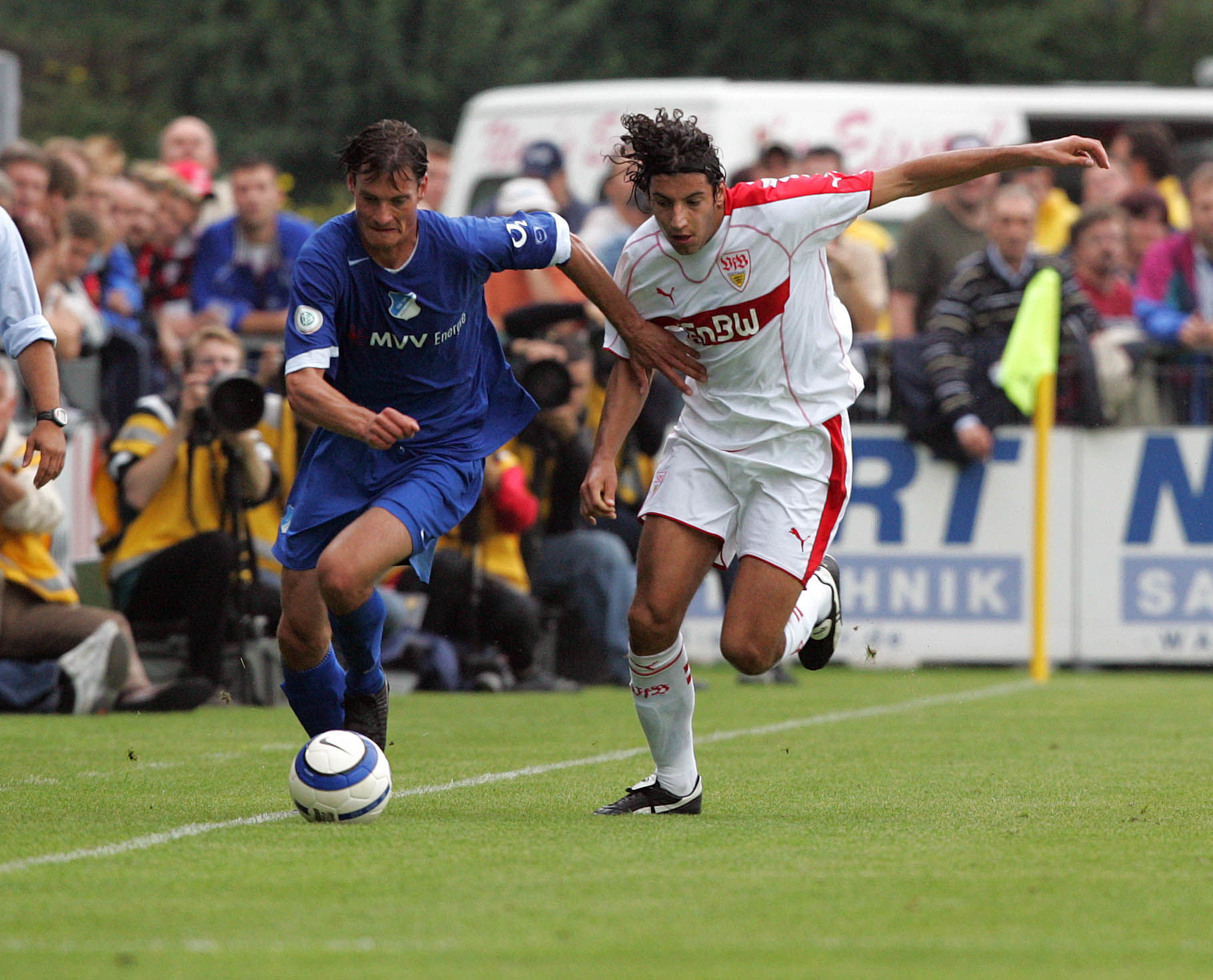 21.8.2005 (1. Hauptrunde): TSG Hoffenheim - VfB Stuttgart 3:4 n.V. (2:1, 2:2)