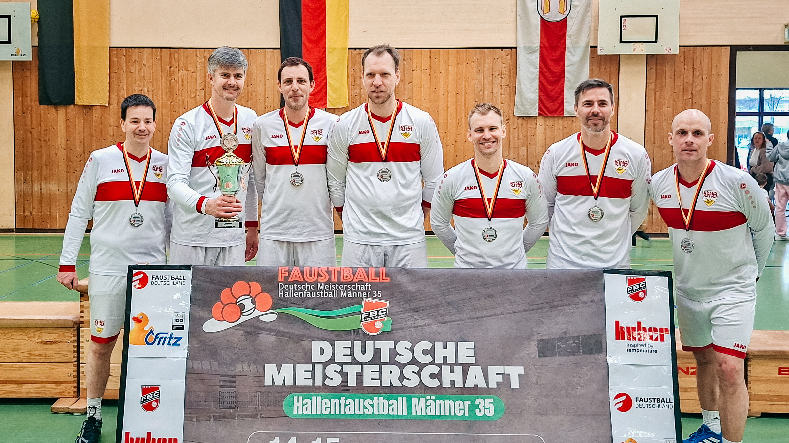 Deutsche Vizemeisterschaft für M35-Faustballer