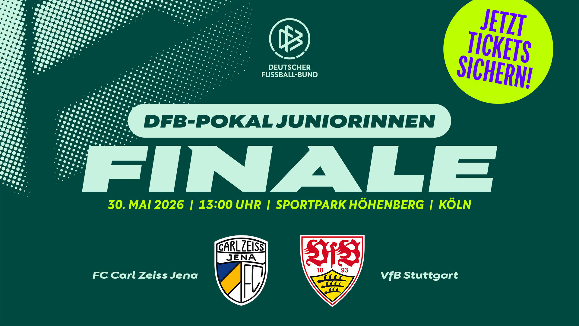 Tickets fürs U17-Pokalfinale in Köln