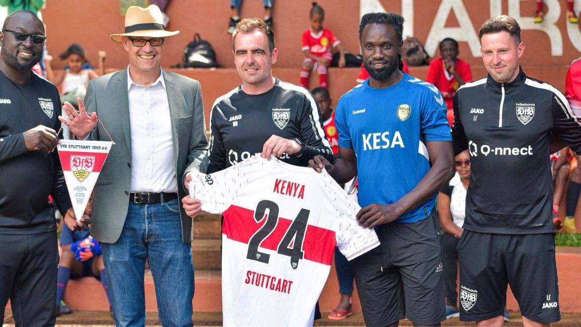 VfB Football School visit Nairobi