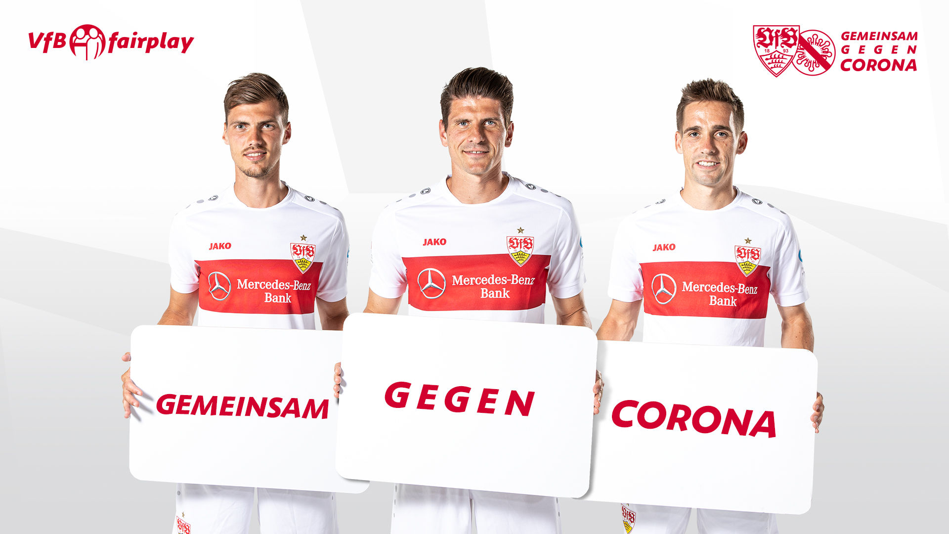 VfB Profis spenden an Helfer und Bedürftige