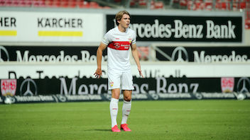Luca Mack made his first-team debut against Darmstadt.