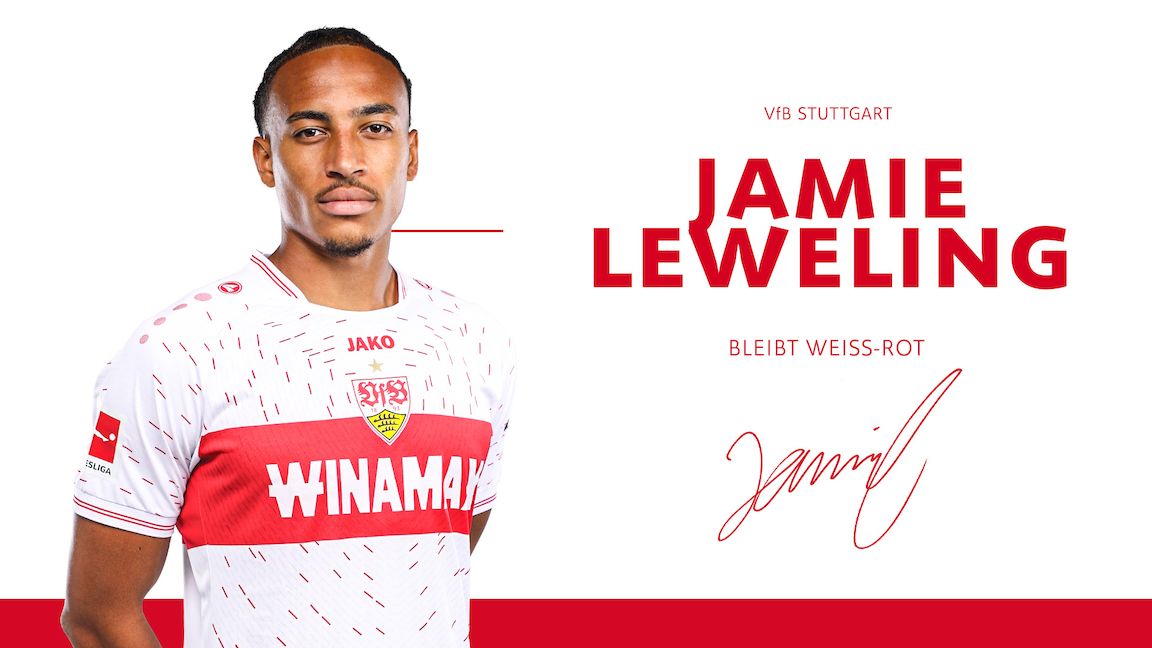 Der VfB verpflichtet Jamie Leweling fest