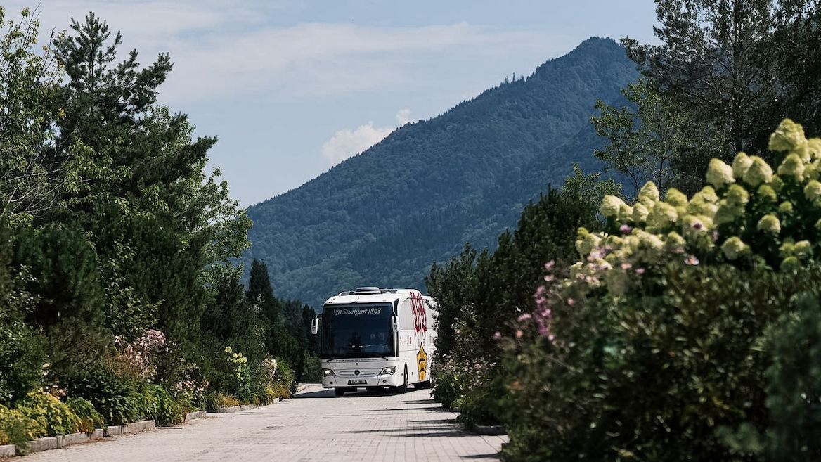 VfB in Grassau angekommen
