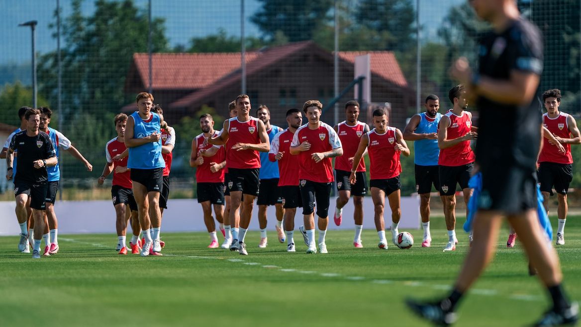 Newsblog: Sonnige 32 Grad Celsius beim Training
