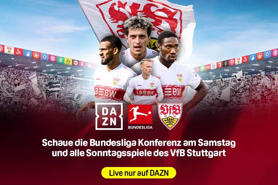 Der VfB live auf DAZN