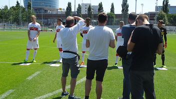 Im Fokus an diesem Tag: die VfB Profis