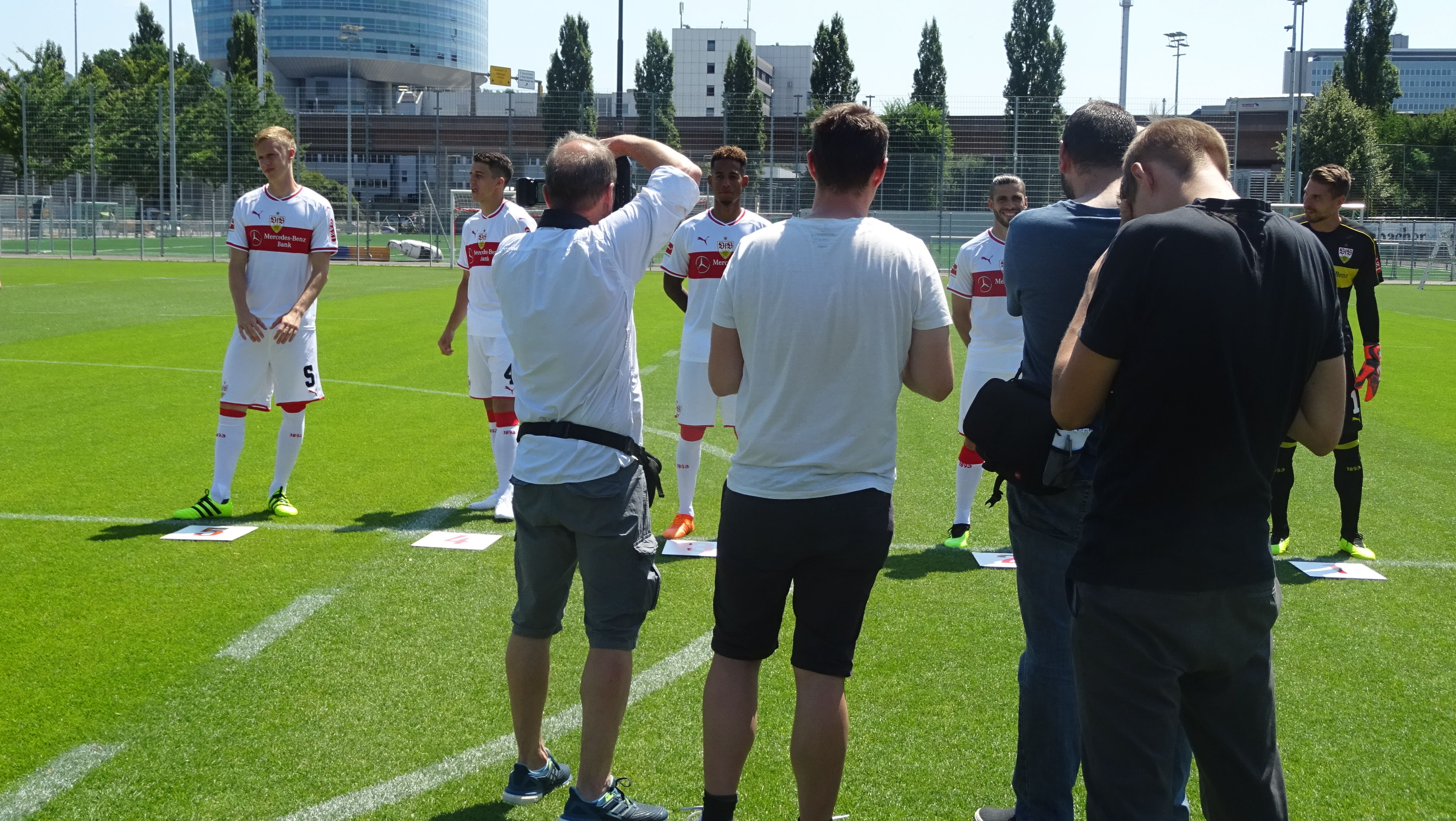 Im Fokus an diesem Tag: die VfB Profis