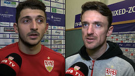 Die Interviews nach dem Spiel in Aue