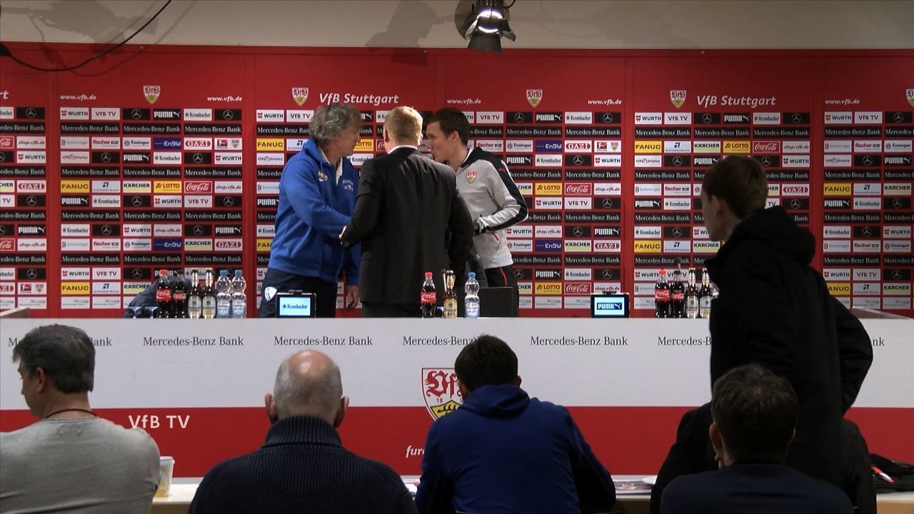 Die PK mit Hannes Wolf und Gertjan Verbeek