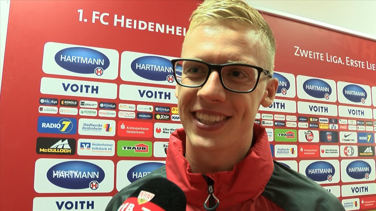 Timo Baumgartl nach der Partie in Heidenheim