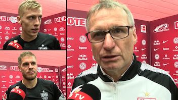 Die Interviews nach dem Spiel in Leipzig