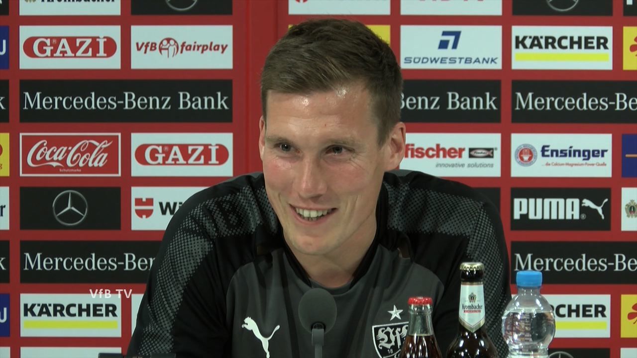 Die VfB PK vor dem DFB-Pokalspiel in Kaiserslautern