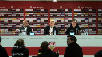 Pressekonferenz: VfB Stuttgart - Borussia Dortmund