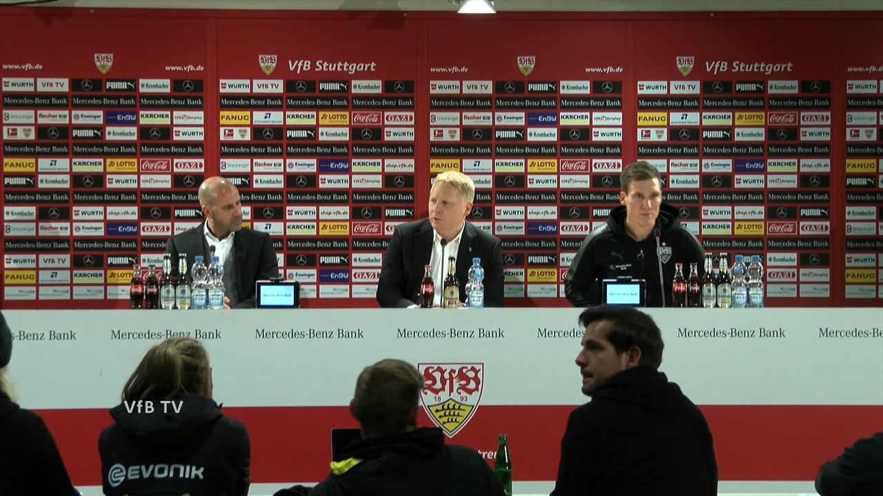 Pressekonferenz: VfB Stuttgart - Borussia Dortmund