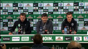 Pressekonferenz: SV Werder Bremen - VfB Stuttgart