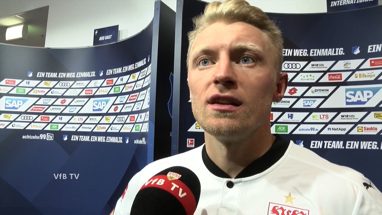 Andi Beck nach dem Spiel in Hoffenheim