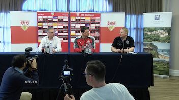 VfB Pressekonferenz aus La Manga