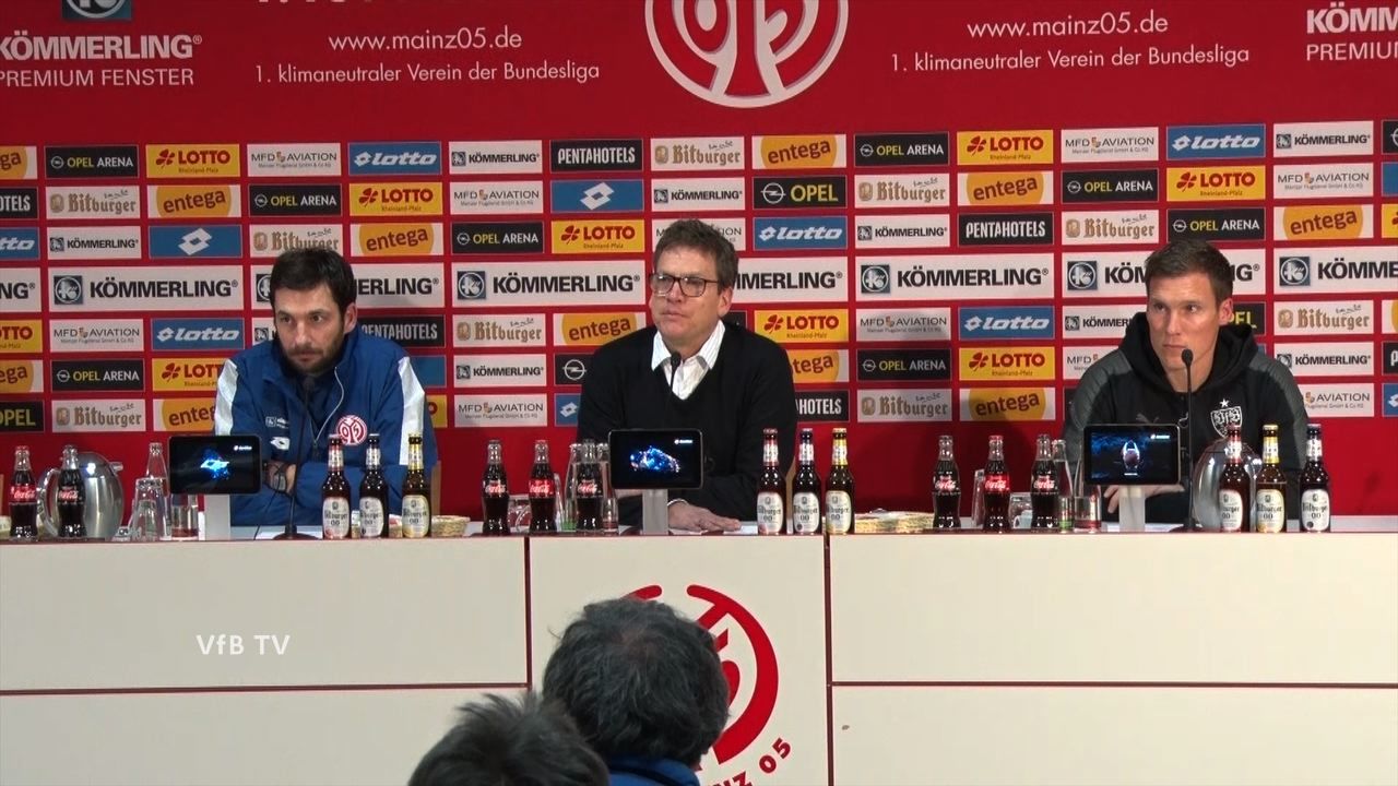 Spieltags-PK: 1. FSV Mainz 05 - VfB Stuttgart
