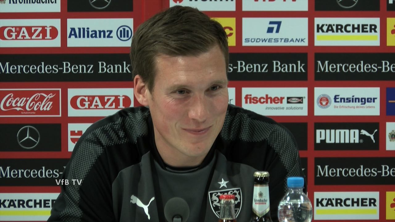 Die VfB PK vor dem Spiel gegen Schalke 04
