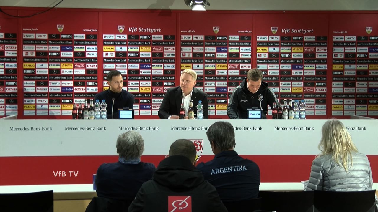 Pressekonferenz: VfB Stuttgart - FC Schalke 04